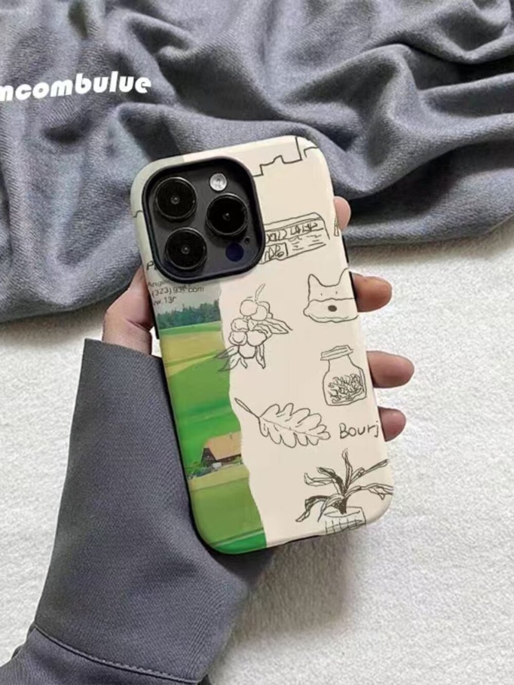 Artistic Text Phone Case - Picture 3 of 3